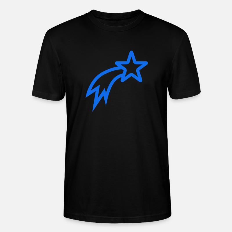 Falling Star Stern - Stanley/Stella Unisex Bio-T-Shirt CRAFTER - Schwarz