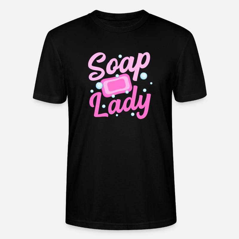 Soap Lady Soapmaker Soapmaking - Stanley/Stella Unisex Bio-T-Shirt CRAFTER - Schwarz