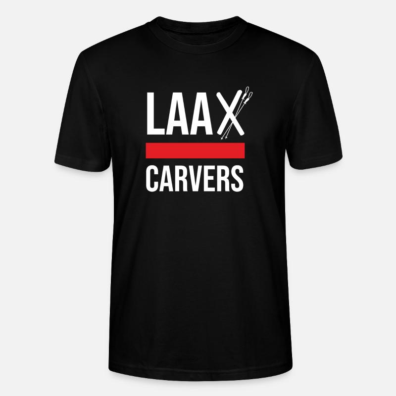 Laax Carvers - Stanley/Stella Unisex Bio-T-Shirt CRAFTER - Schwarz