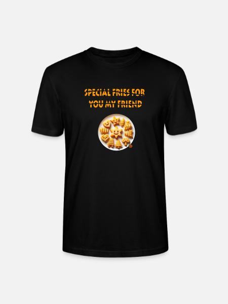 SPECIAL FRIES - Stanley/Stella CRAFTER Unisex Organic T-Shirt - black