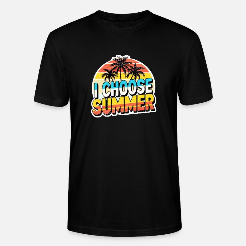 Wählen Sie den Sommer - Stanley/Stella Unisex Bio-T-Shirt CRAFTER - Schwarz