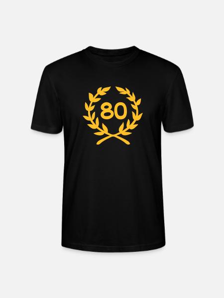 80 - Stanley/Stella Unisex Bio-T-Shirt CRAFTER - Schwarz