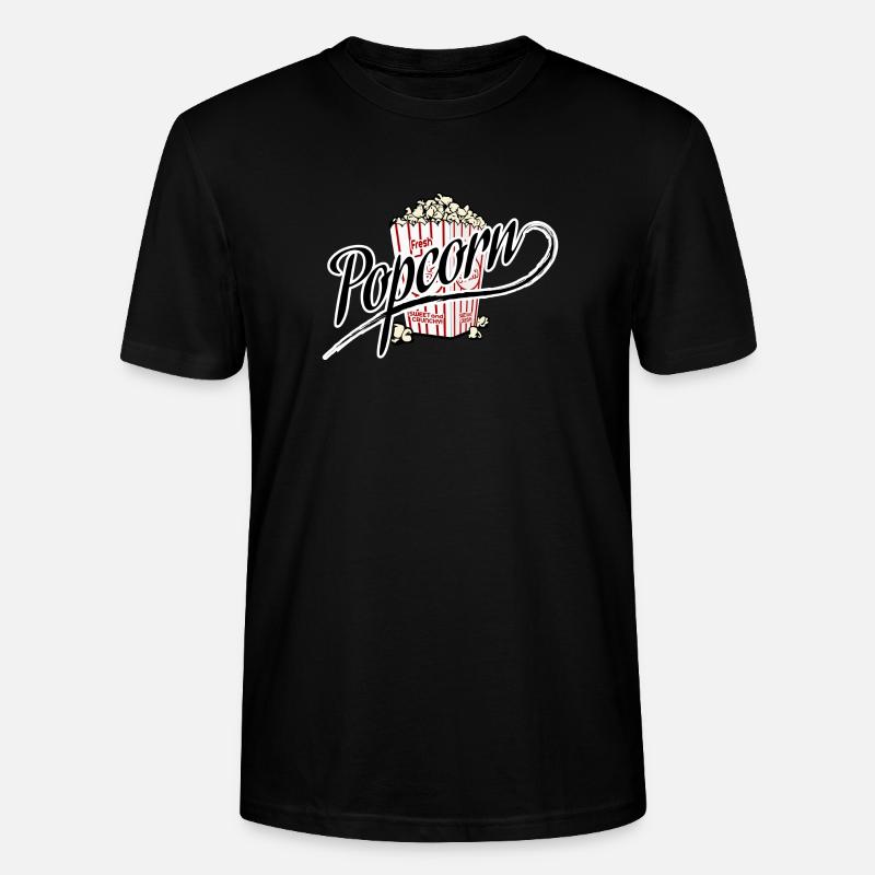 pop-corn - T-shirt bio CRAFTER Stanley Stella Unisexe - noir