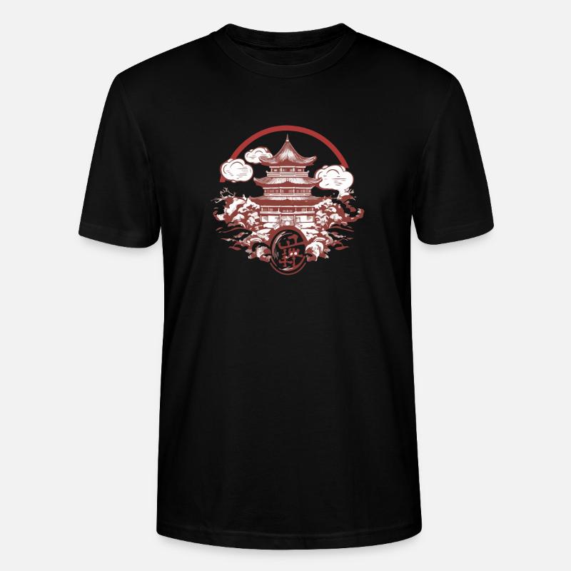 Folklore Chinois - T-shirt bio CRAFTER Stanley Stella Unisexe - noir
