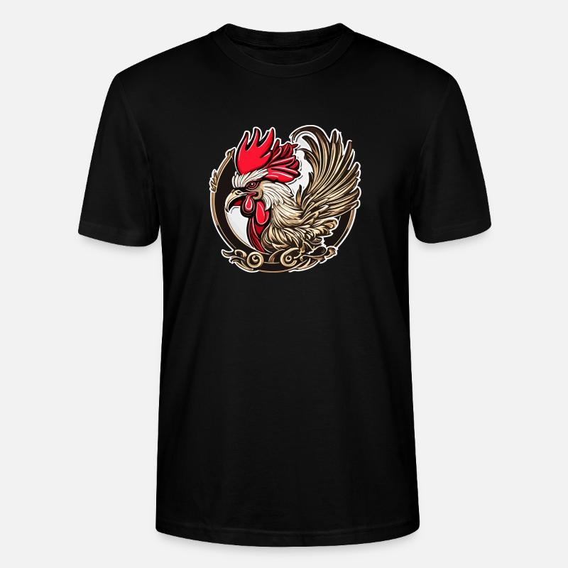 Coq de la chance - T-shirt bio CRAFTER Stanley Stella Unisexe - noir