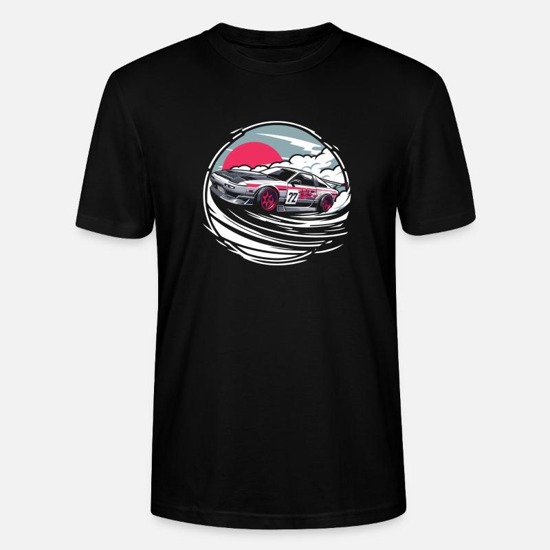 Auto im japanischen Stil, JDM - Stanley/Stella Unisex Bio-T-Shirt CRAFTER - Schwarz