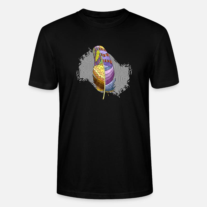 Feder - Stanley/Stella Unisex Bio-T-Shirt CRAFTER - Schwarz
