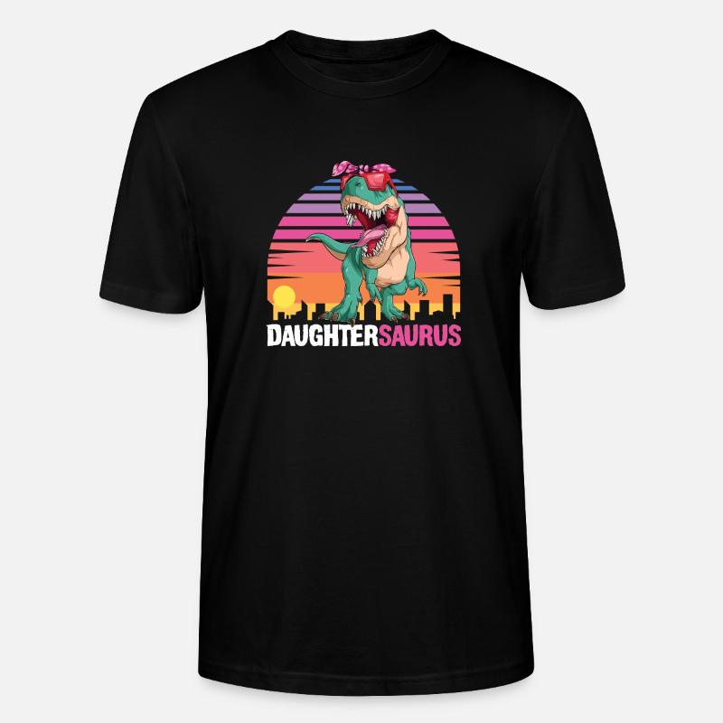 Tochtersaurus - Stanley/Stella Unisex Bio-T-Shirt CRAFTER - Schwarz