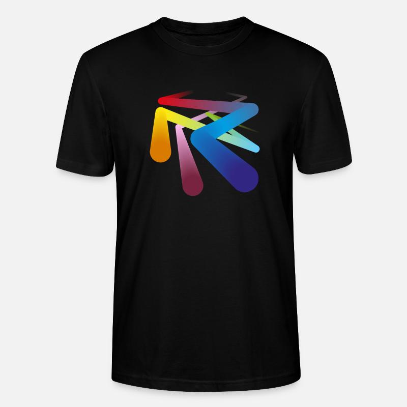 Pipelines de couleurs - T-shirt bio CRAFTER Stanley Stella Unisexe - noir