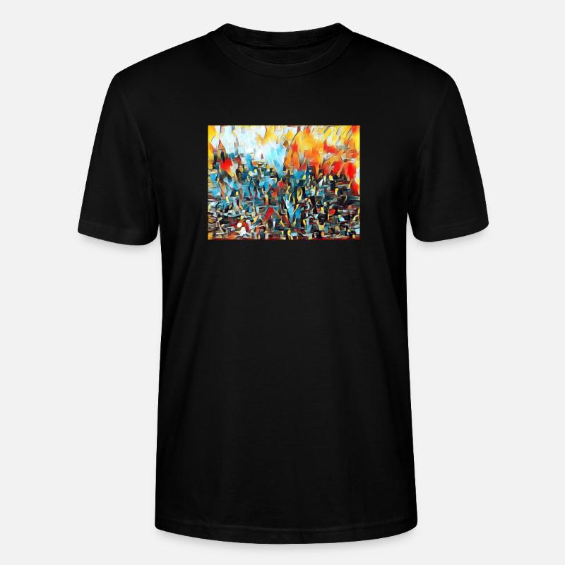 Moderne Kunst - Stanley/Stella Unisex Bio-T-Shirt CRAFTER - Schwarz