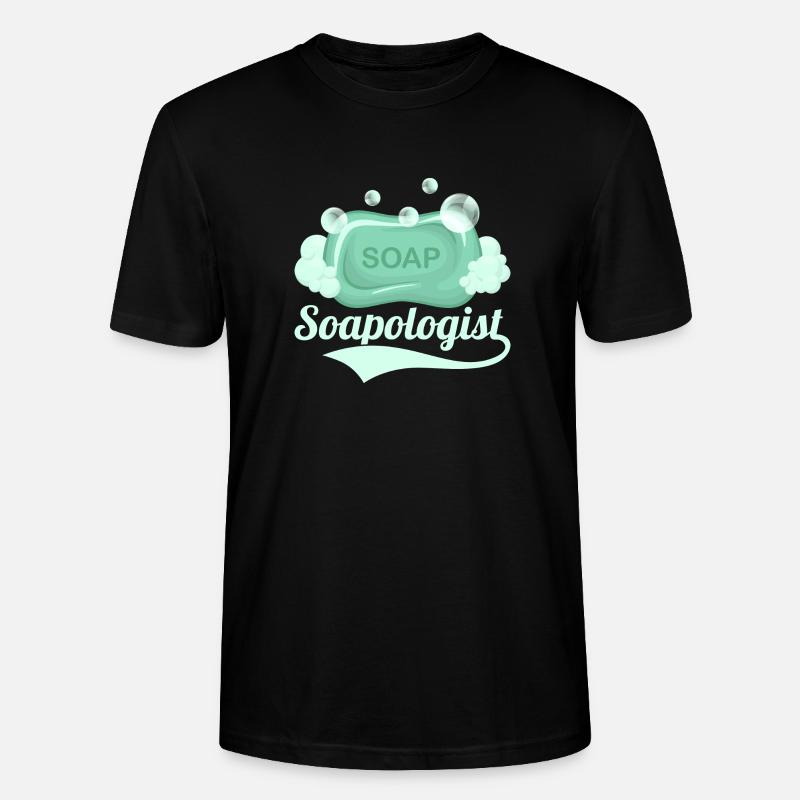 Soapologist Soapmaker Soapmaking - Stanley/Stella CRAFTER Unisex Organic T-Shirt - black