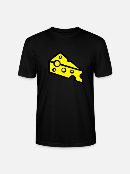 cheese_t2 - T-shirt bio CRAFTER Stanley Stella Unisexe - noir