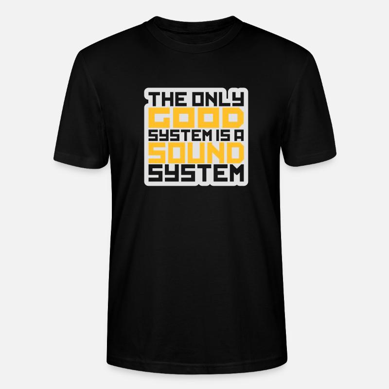 soundsystem - Stanley/Stella Unisex Bio-T-Shirt CRAFTER - Schwarz
