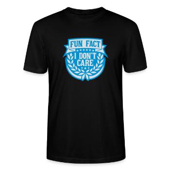 Je me fiche des faits - T-shirt bio CRAFTER Stanley Stella Unisexe - noir - Devant - Alina (178cm) & Michal (187cm)