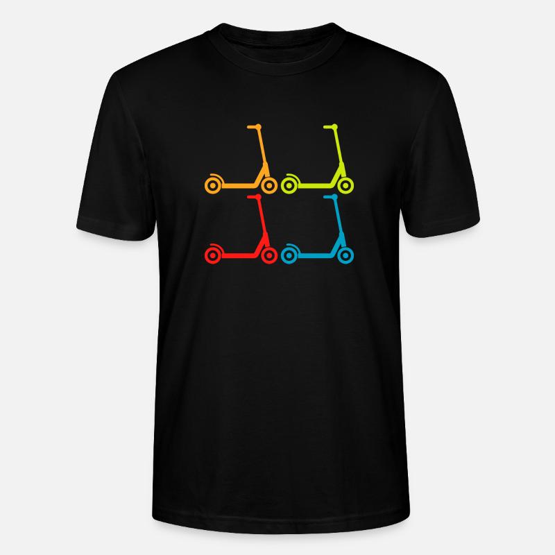 E-Scooter E-Roller Scooter - Stanley/Stella CRAFTER Unisex Organic T-Shirt - black