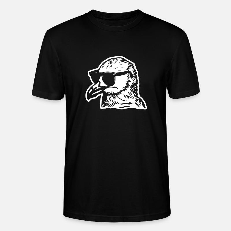 Möwe - Stanley/Stella Unisex Bio-T-Shirt CRAFTER - Schwarz