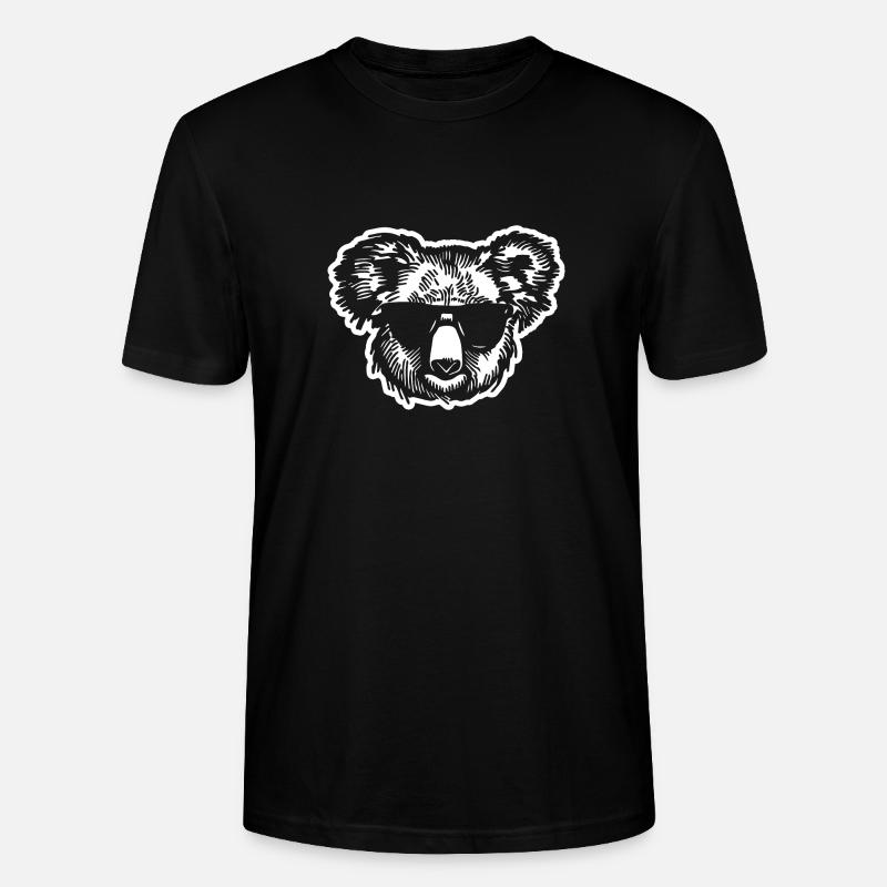 Koala - Stanley/Stella Unisex Bio-T-Shirt CRAFTER - Schwarz