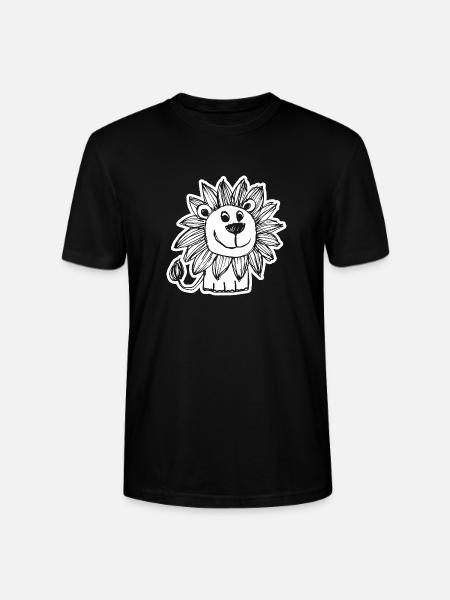 Lion Lion Head - Stanley/Stella CRAFTER Unisex Organic T-Shirt - black