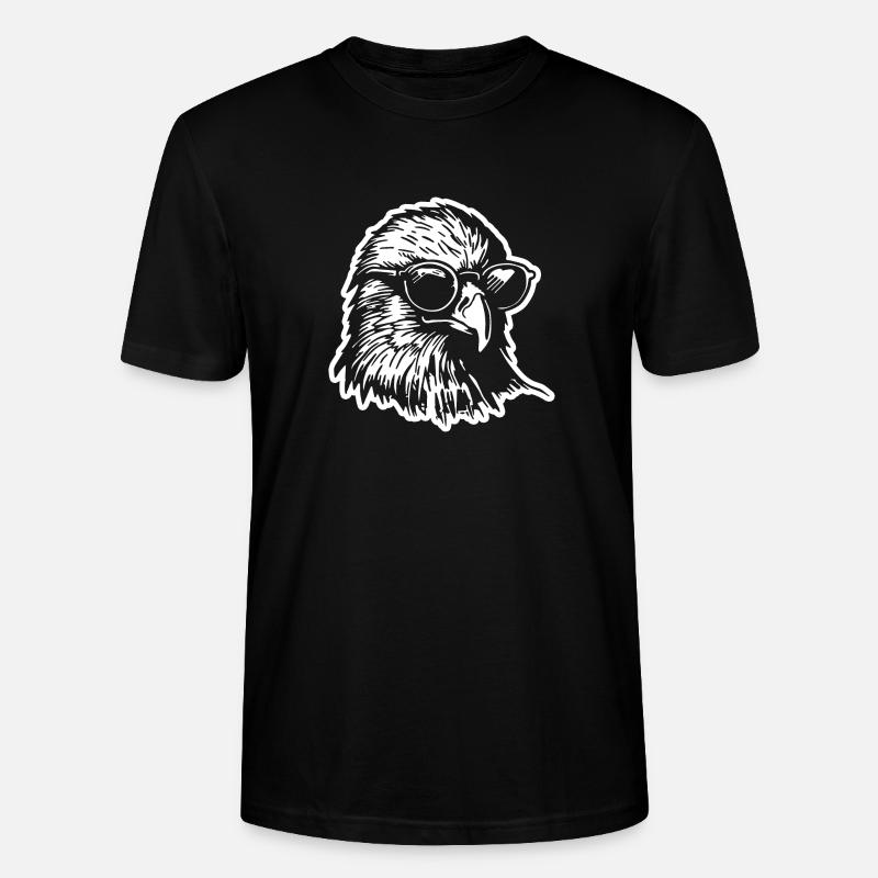 Adler Adlerkopf - Stanley/Stella Unisex Bio-T-Shirt CRAFTER - Schwarz