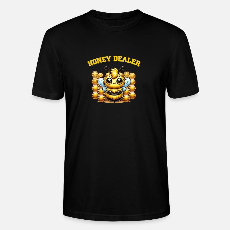hummel comic - Stanley/Stella Unisex Bio-T-Shirt CRAFTER - Schwarz