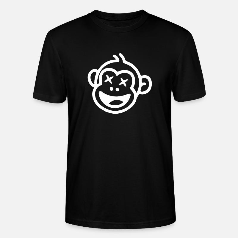 Affe Witzig - Stanley/Stella Unisex Bio-T-Shirt CRAFTER - Schwarz