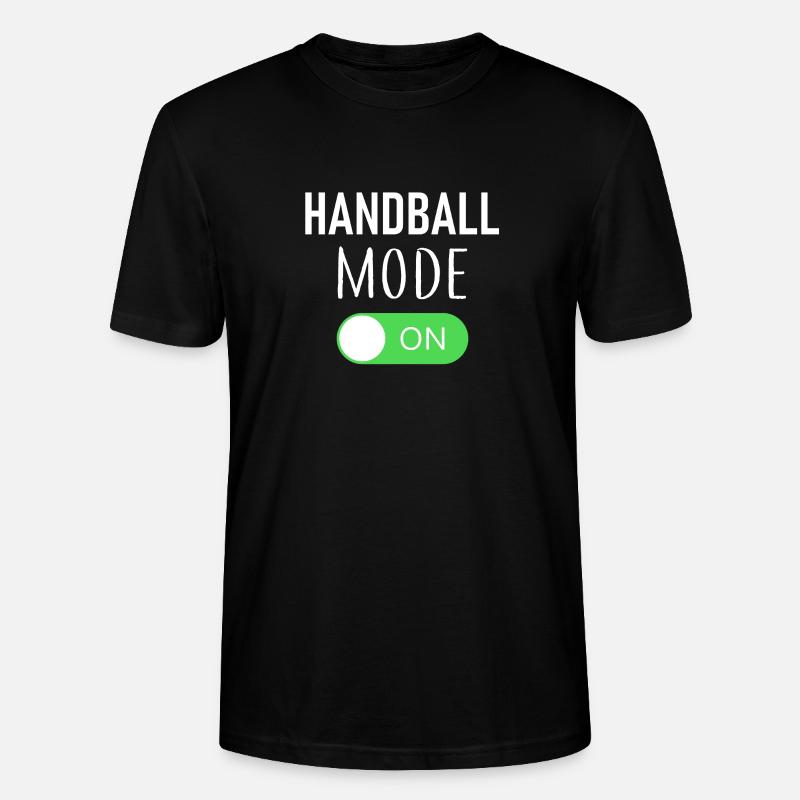 Handball Mode On - Stanley/Stella Unisex Bio-T-Shirt CRAFTER - Schwarz