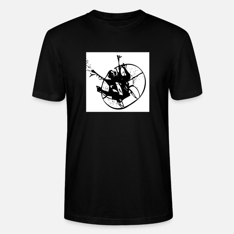 PARAMOTEUR - T-shirt bio CRAFTER Stanley Stella Unisexe - noir