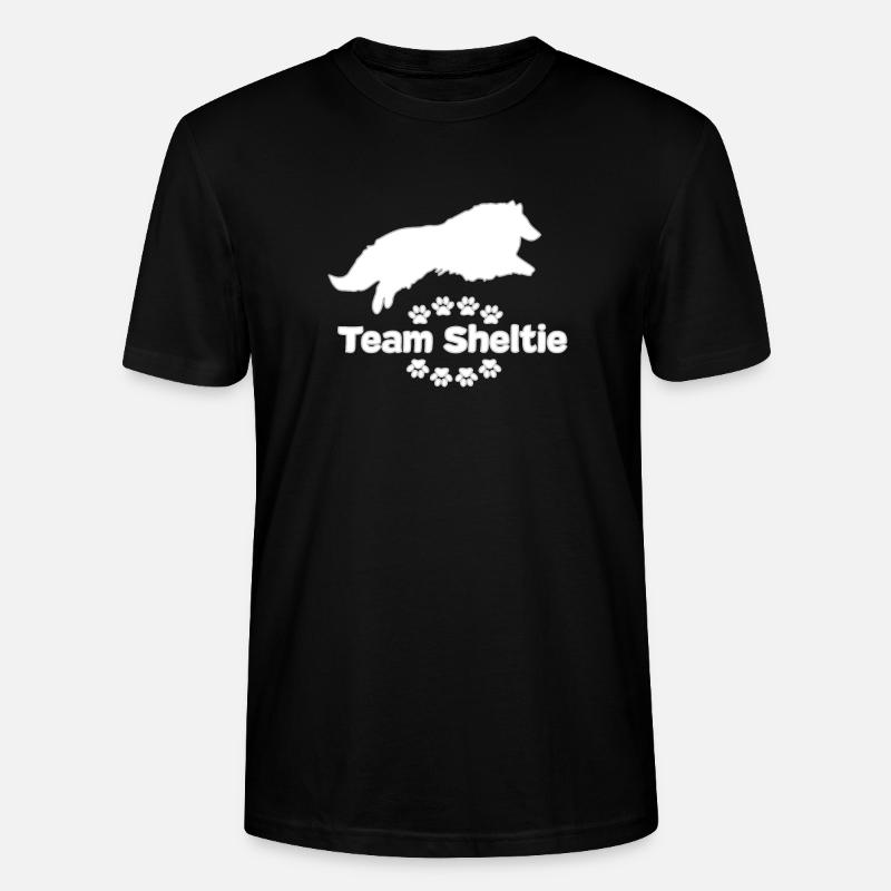 Sheltie Teamdesign - Stanley/Stella Unisex Bio-T-Shirt CRAFTER - Schwarz
