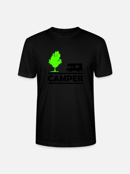 camper - Stanley/Stella CRAFTER Unisex Organic T-Shirt - black