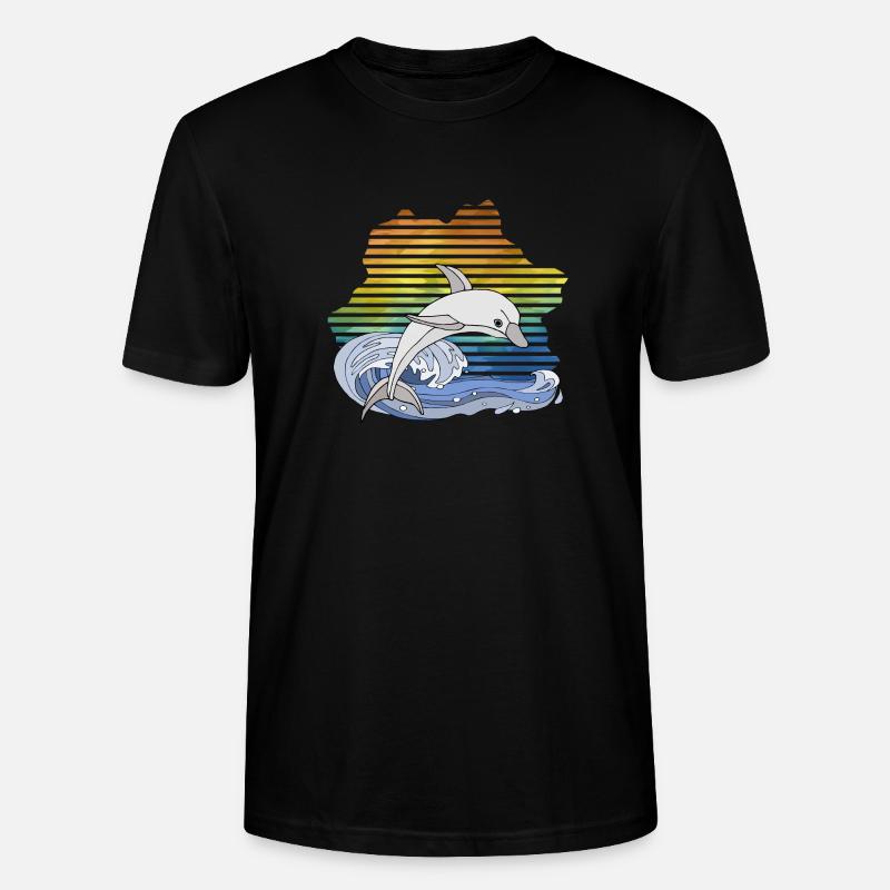Dauphin - T-shirt bio CRAFTER Stanley Stella Unisexe - noir