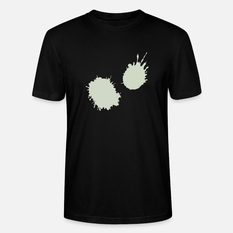 splatter farbklecks - Stanley/Stella Unisex Bio-T-Shirt CRAFTER - Schwarz