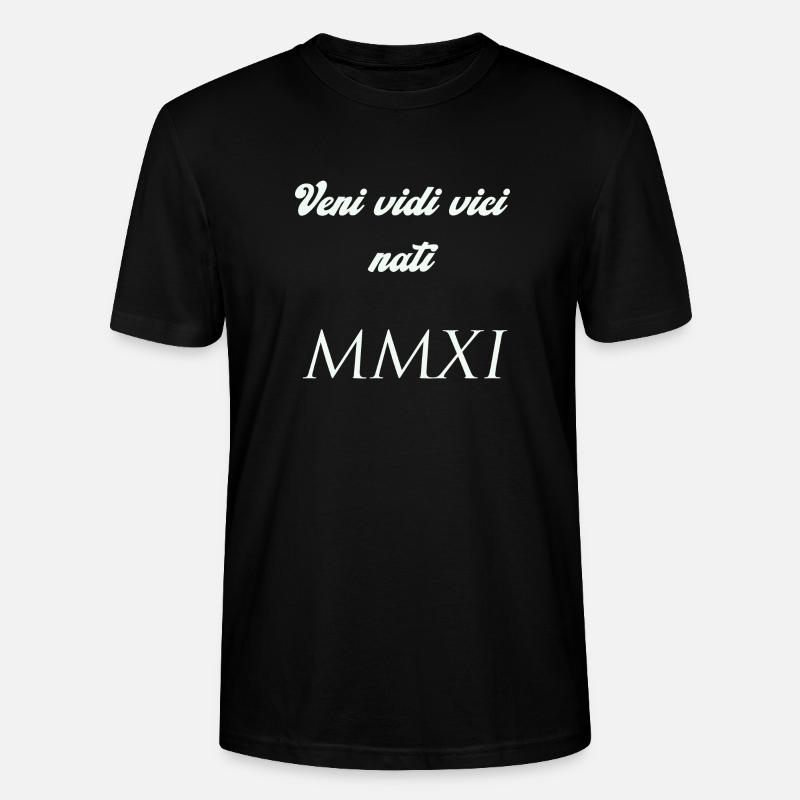 2011 - Stanley/Stella Unisex Bio-T-Shirt CRAFTER - Schwarz