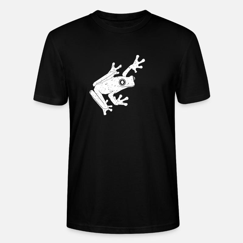 Frosch - Stanley/Stella Unisex Bio-T-Shirt CRAFTER - Schwarz