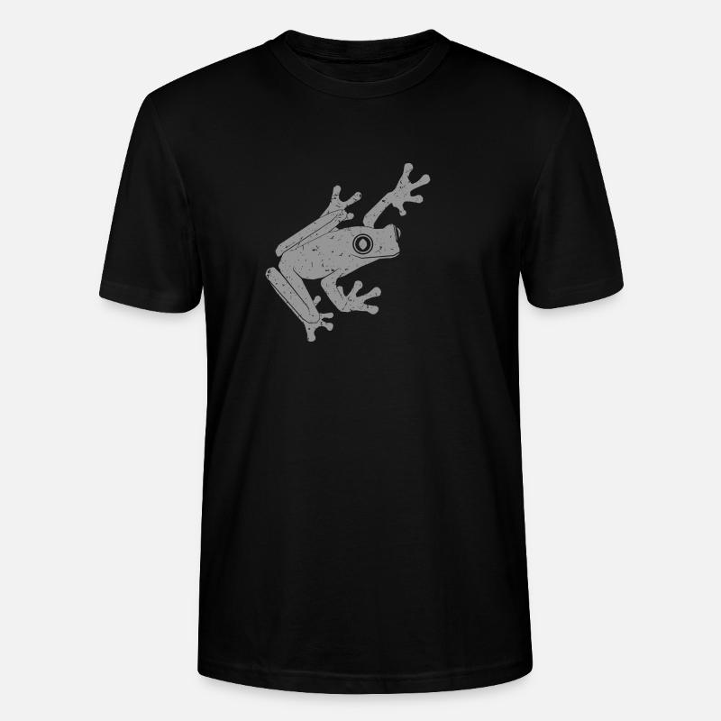 Frosch - Stanley/Stella Unisex Bio-T-Shirt CRAFTER - Schwarz