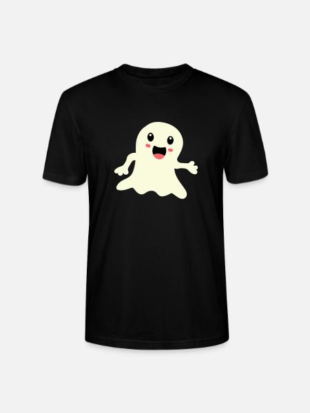Ghost 1 - Stanley/Stella CRAFTER Unisex Organic T-Shirt - black