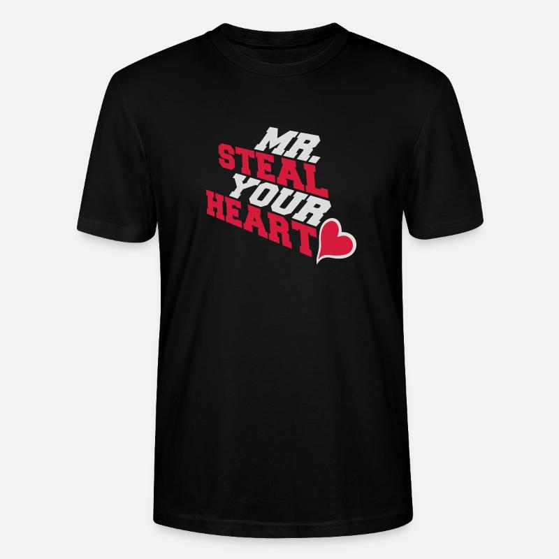 M. Vole ton cœur - T-shirt bio CRAFTER Stanley Stella Unisexe - noir