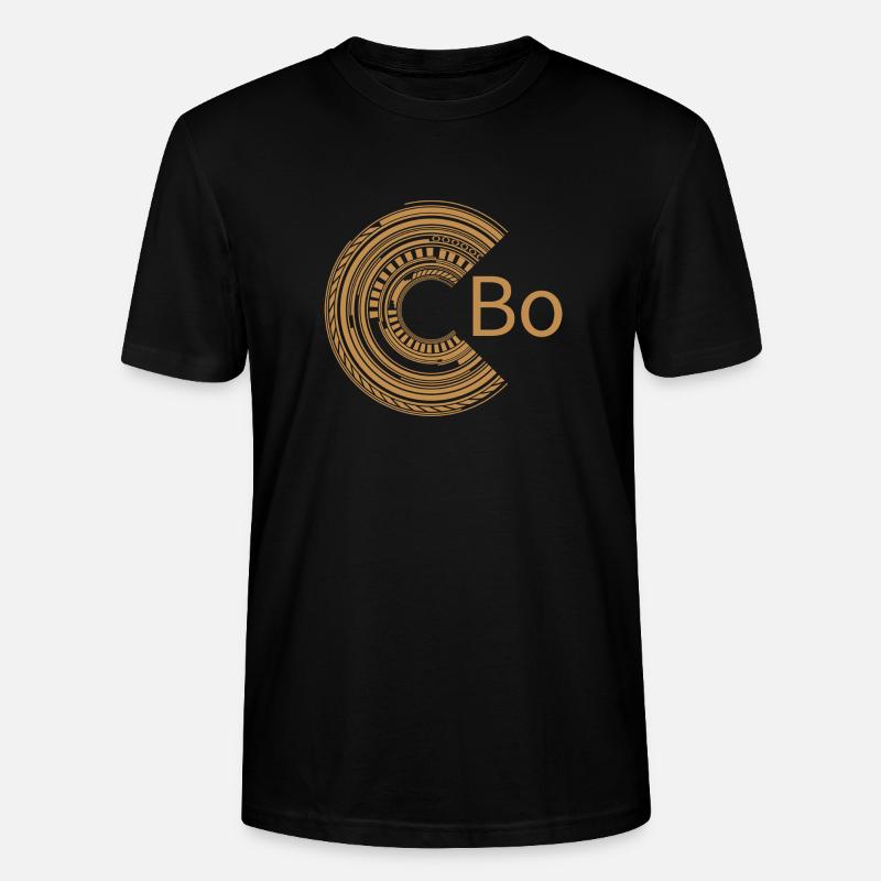 Pour Bo - T-shirt bio CRAFTER Stanley Stella Unisexe - noir