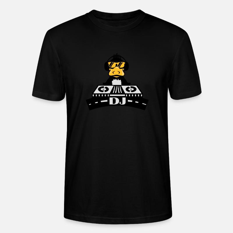 duck dj - Stanley/Stella Unisex Bio-T-Shirt CRAFTER - Schwarz