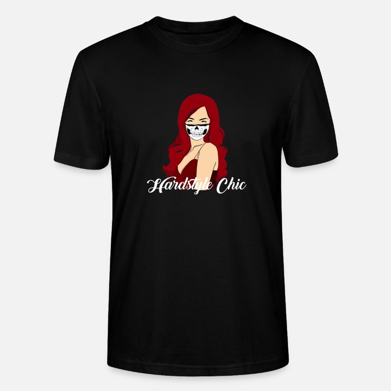 Hardstyle - Stanley/Stella Unisex Bio-T-Shirt CRAFTER - Schwarz