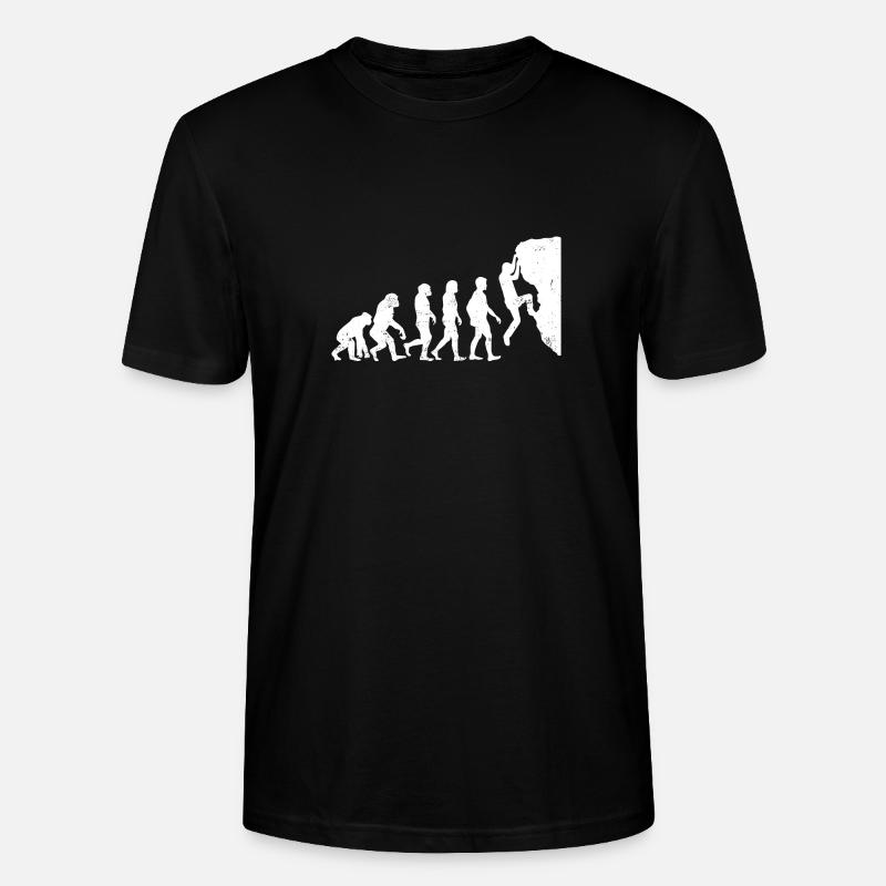 Grimpeur Evolution - T-shirt bio CRAFTER Stanley Stella Unisexe - noir
