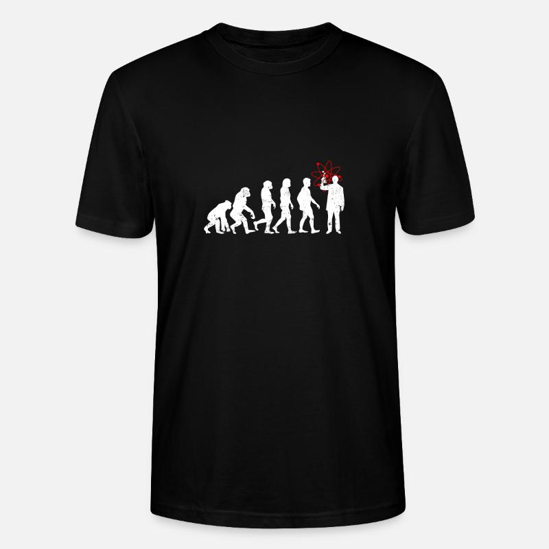 Evolution Physicist - Stanley/Stella CRAFTER Unisex Organic T-Shirt - black