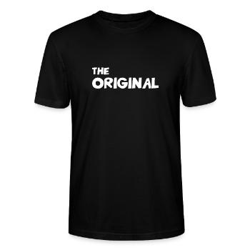 The Original The Remix Father Son Gift - Stanley/Stella CRAFTER Unisex Organic T-Shirt - black - Front - Alina (178cm) & Michal (187cm)