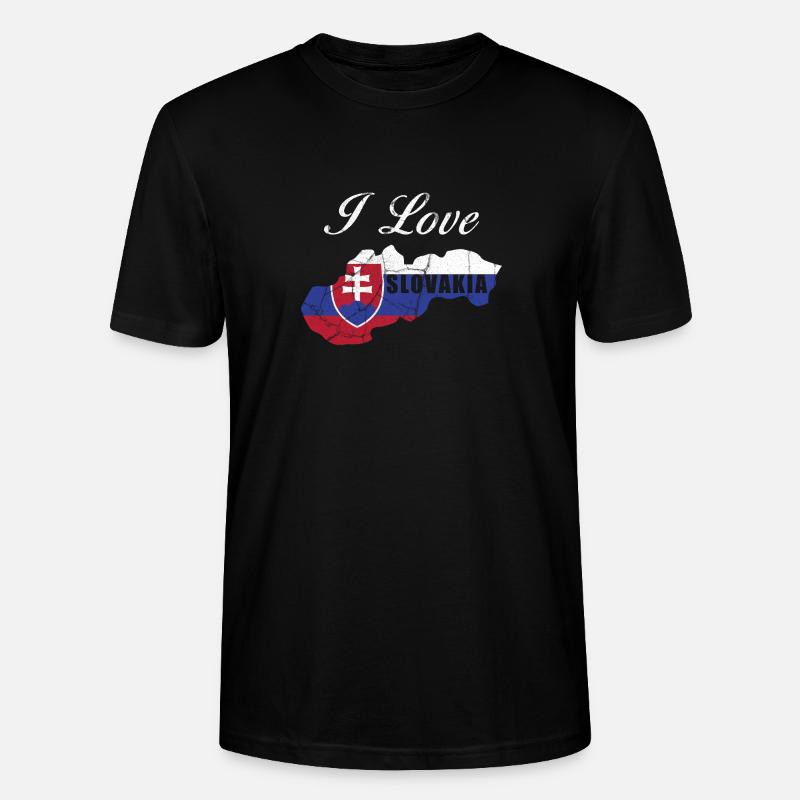 Slovakia - Stanley/Stella Unisex Bio-T-Shirt CRAFTER - Schwarz