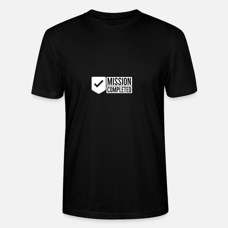 Mission Completed - Stanley/Stella Unisex Bio-T-Shirt CRAFTER - Schwarz