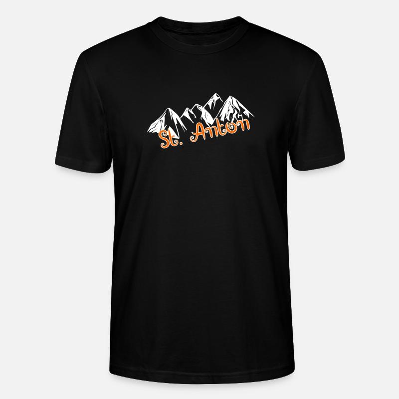 St. Anton - Stanley/Stella Unisex Bio-T-Shirt CRAFTER - Schwarz