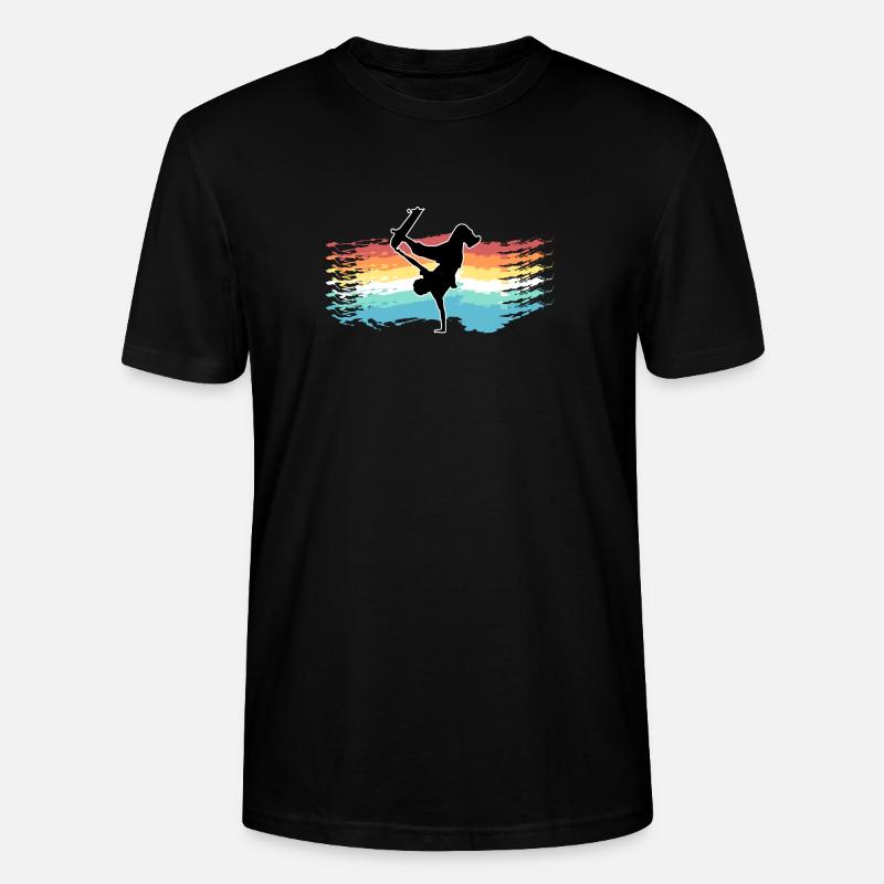 Skate - Stanley/Stella Unisex Bio-T-Shirt CRAFTER - Schwarz