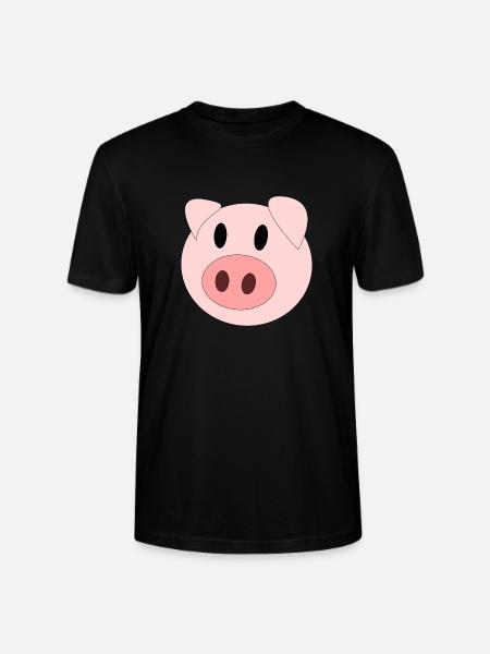 Pig had - Stanley/Stella CRAFTER Unisex Organic T-Shirt - black