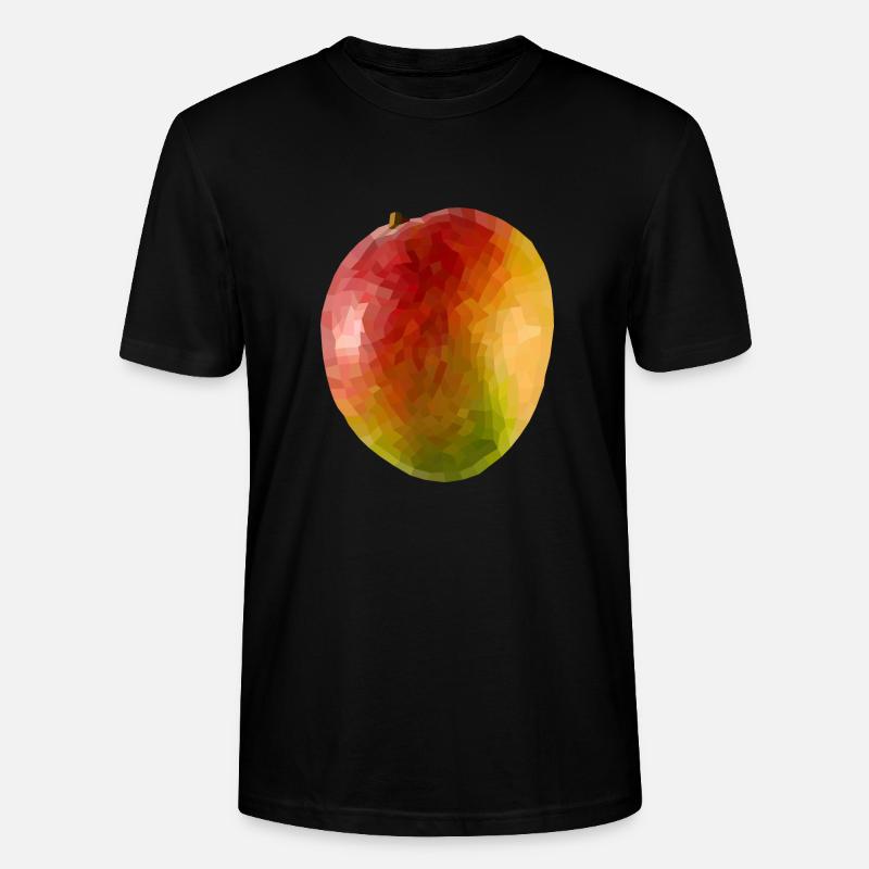 Mango kubistisch - Stanley/Stella Unisex Bio-T-Shirt CRAFTER - Schwarz