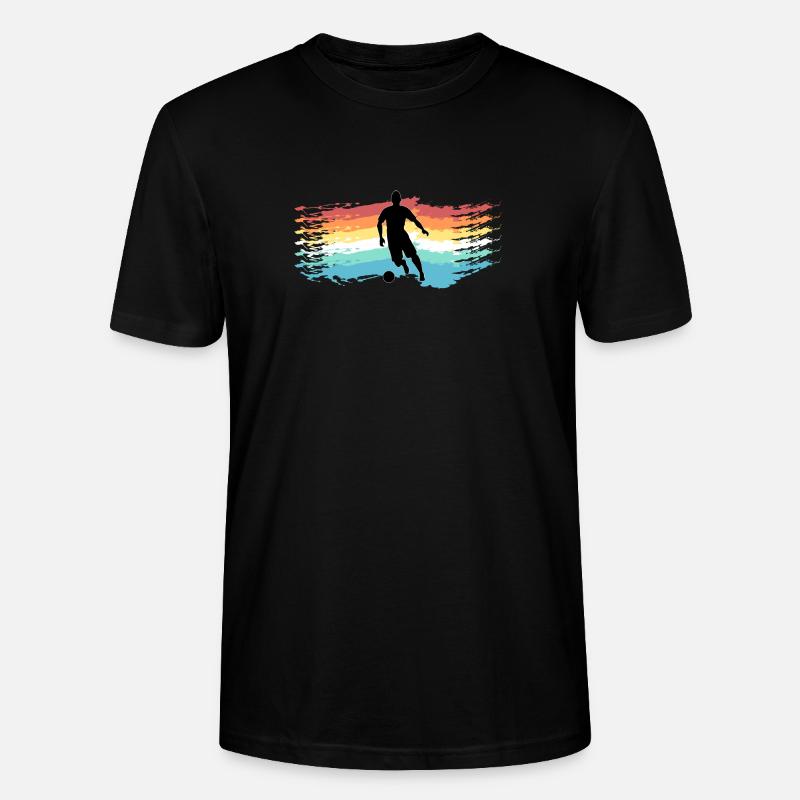 football - T-shirt bio CRAFTER Stanley Stella Unisexe - noir