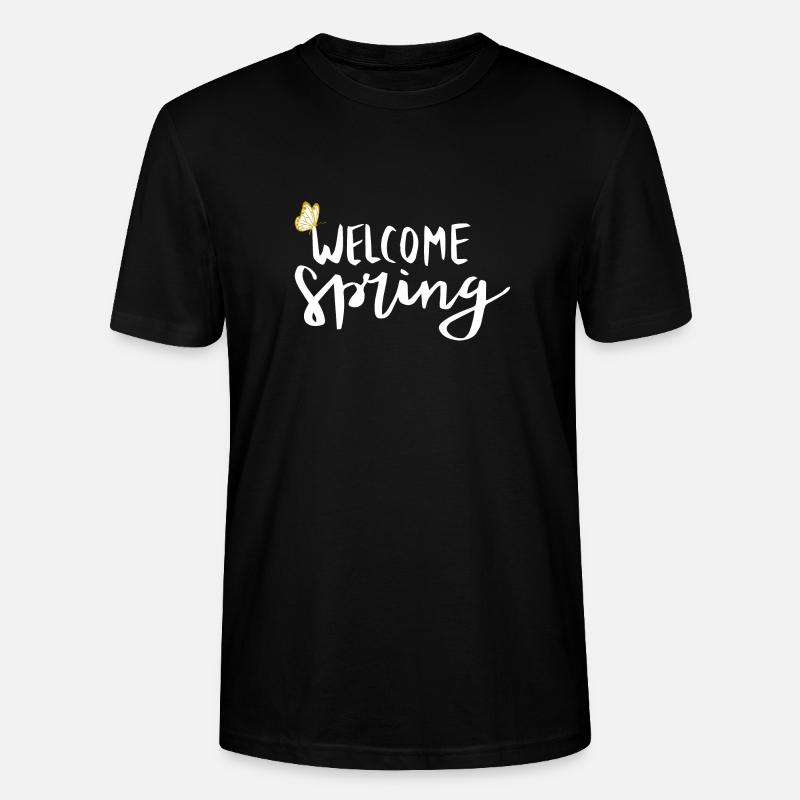 Welcome Spring - Stanley/Stella Unisex Bio-T-Shirt CRAFTER - Schwarz